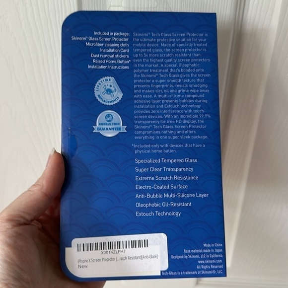 iPhone X Skinomi Screen Protector - Picture 2 of 3